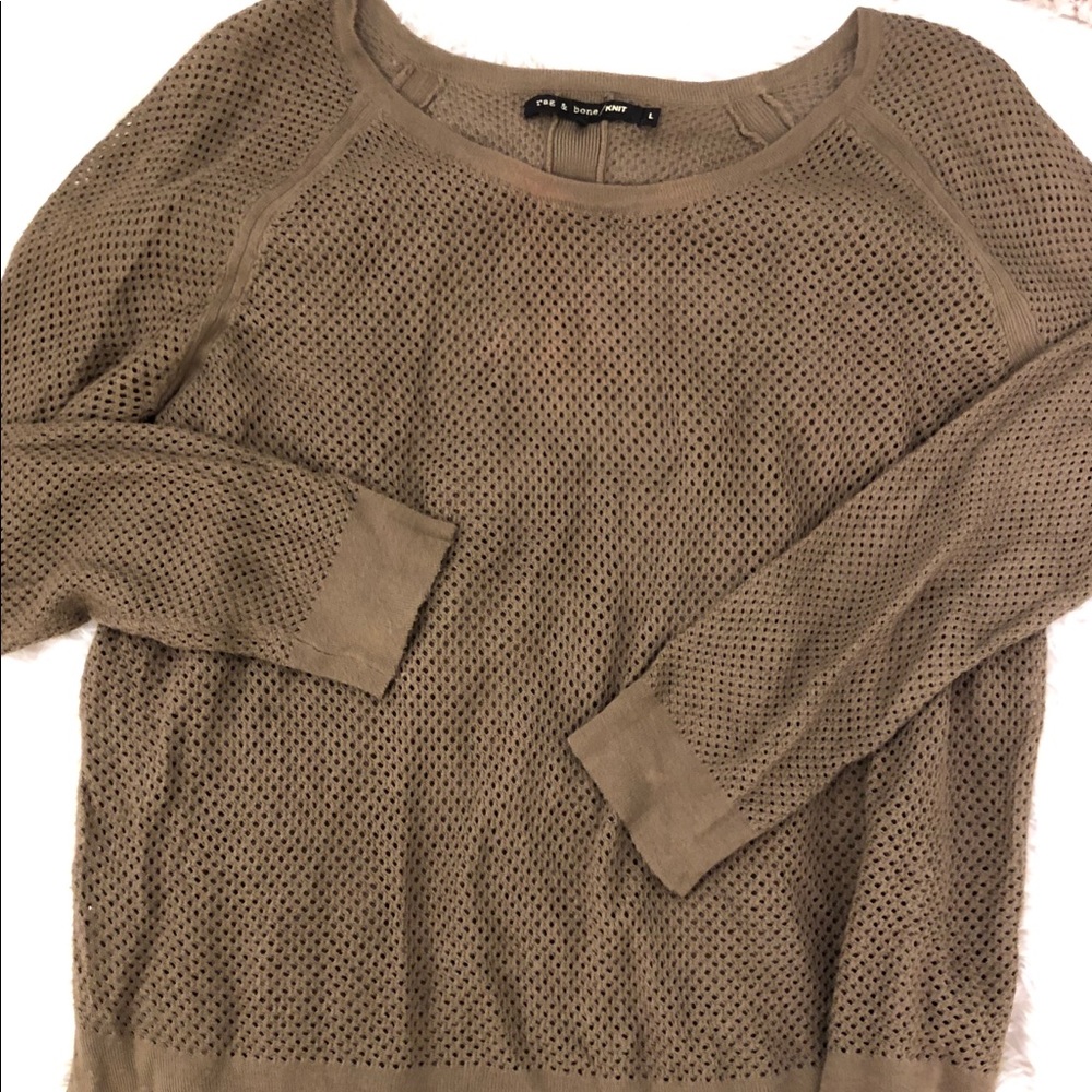 Rag & Bone Olive Knit Sweater